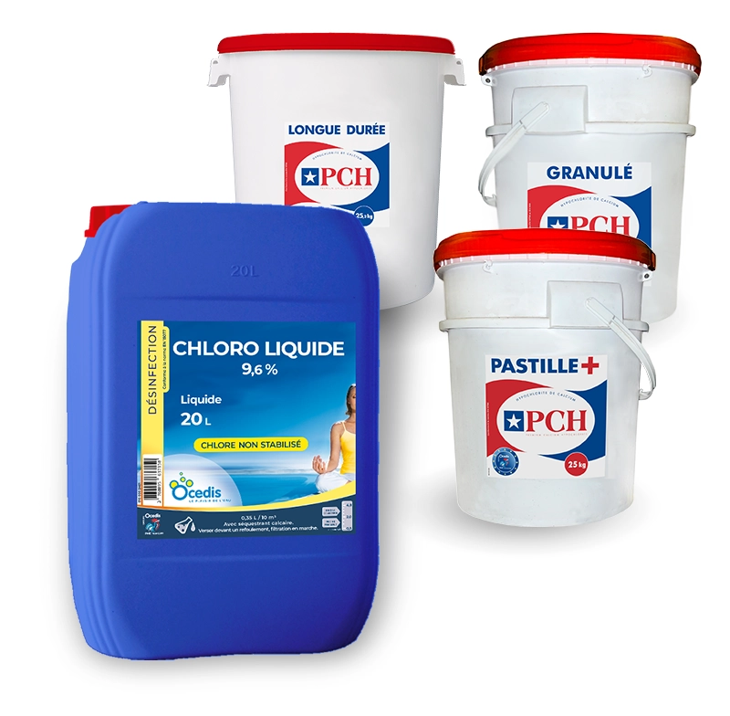 Chlore sans stabilisant Chlore sans stabilisant